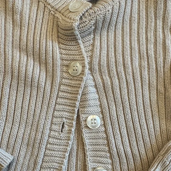 Bums & Roses Ribbed Knit Cardigan - Picture 3 of 3